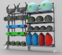 Independent storage rack